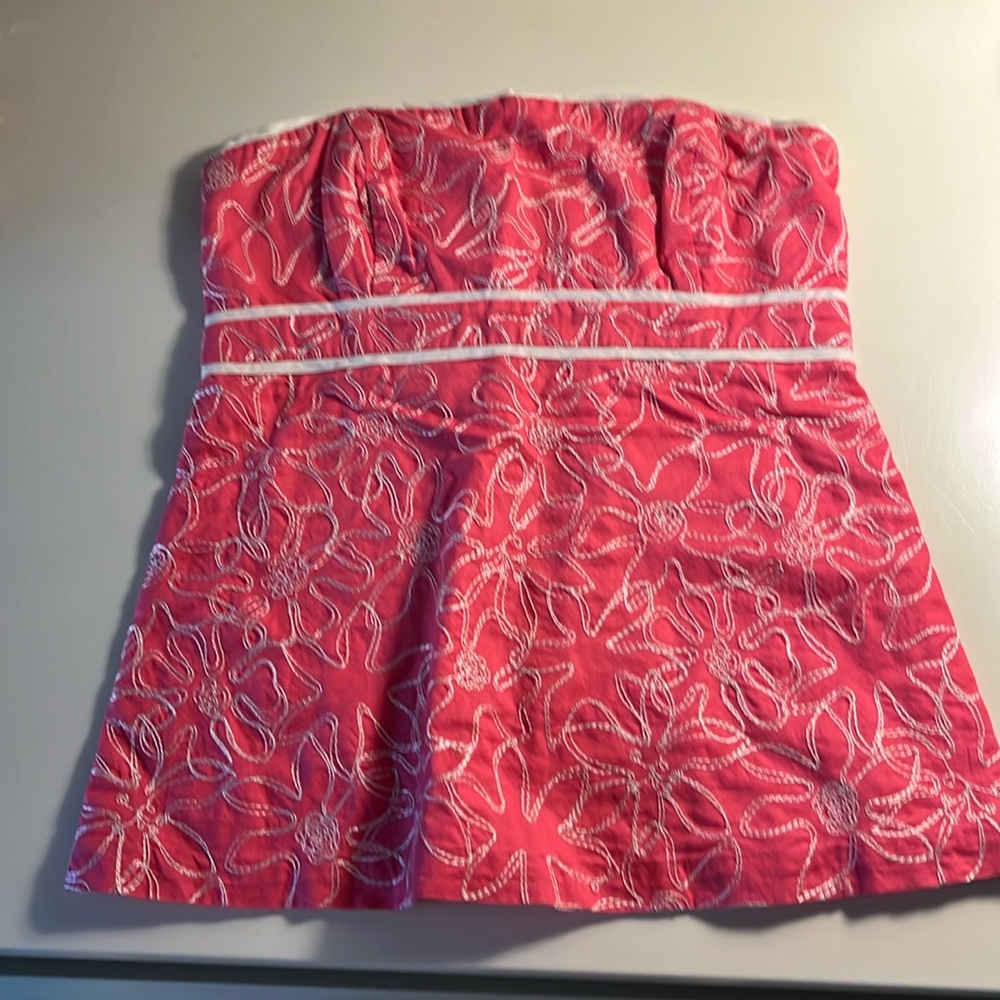 Lilly Pulitzer strapless top